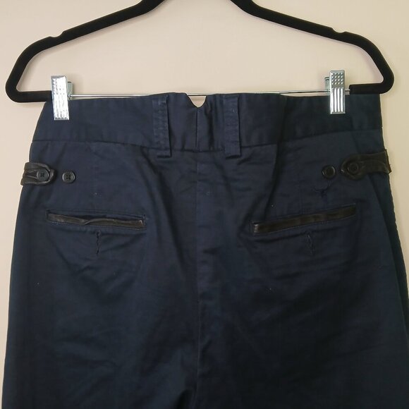 Rudsak Mens Flat Front Stretch Shorts Navy Blue Size 34 - Picture 3 of 6